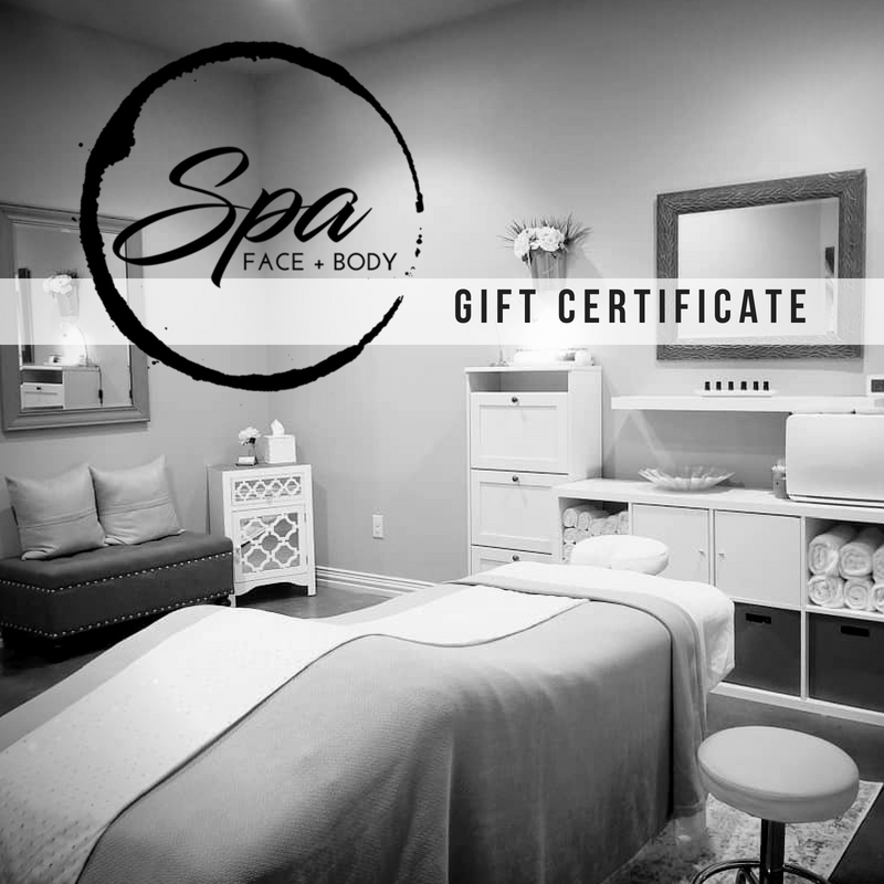 Spa Face + Body Waxahachie > Gift Certificate